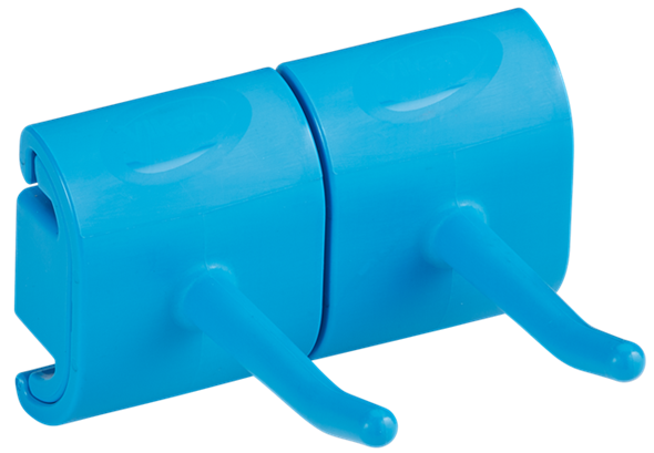 Suport perete (carlig) Hygienic 2 produse 82 mm, Vikan albastru 