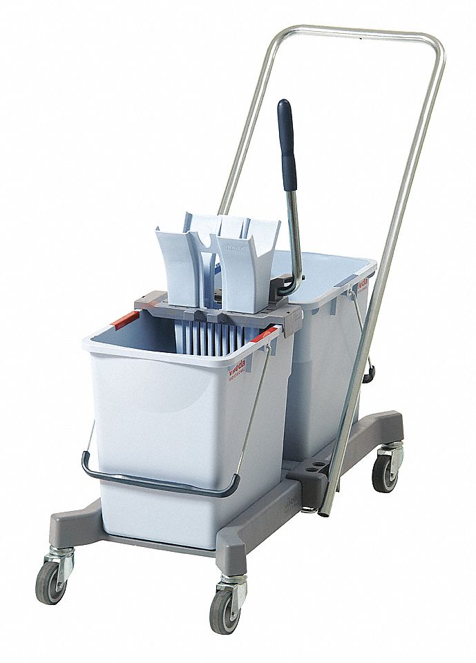 Carucior curatenie cu maner 2 x 25L, Vileda Professional