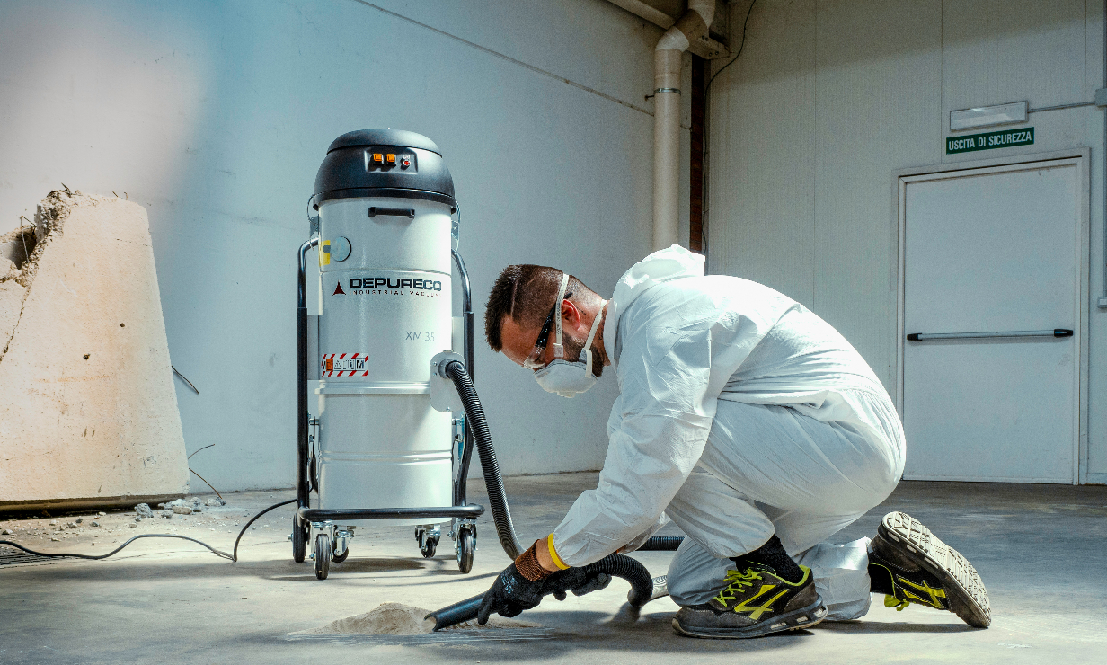 XM 35 Jet Clean - Aspirator industrial, clasa de praf M, Depureco