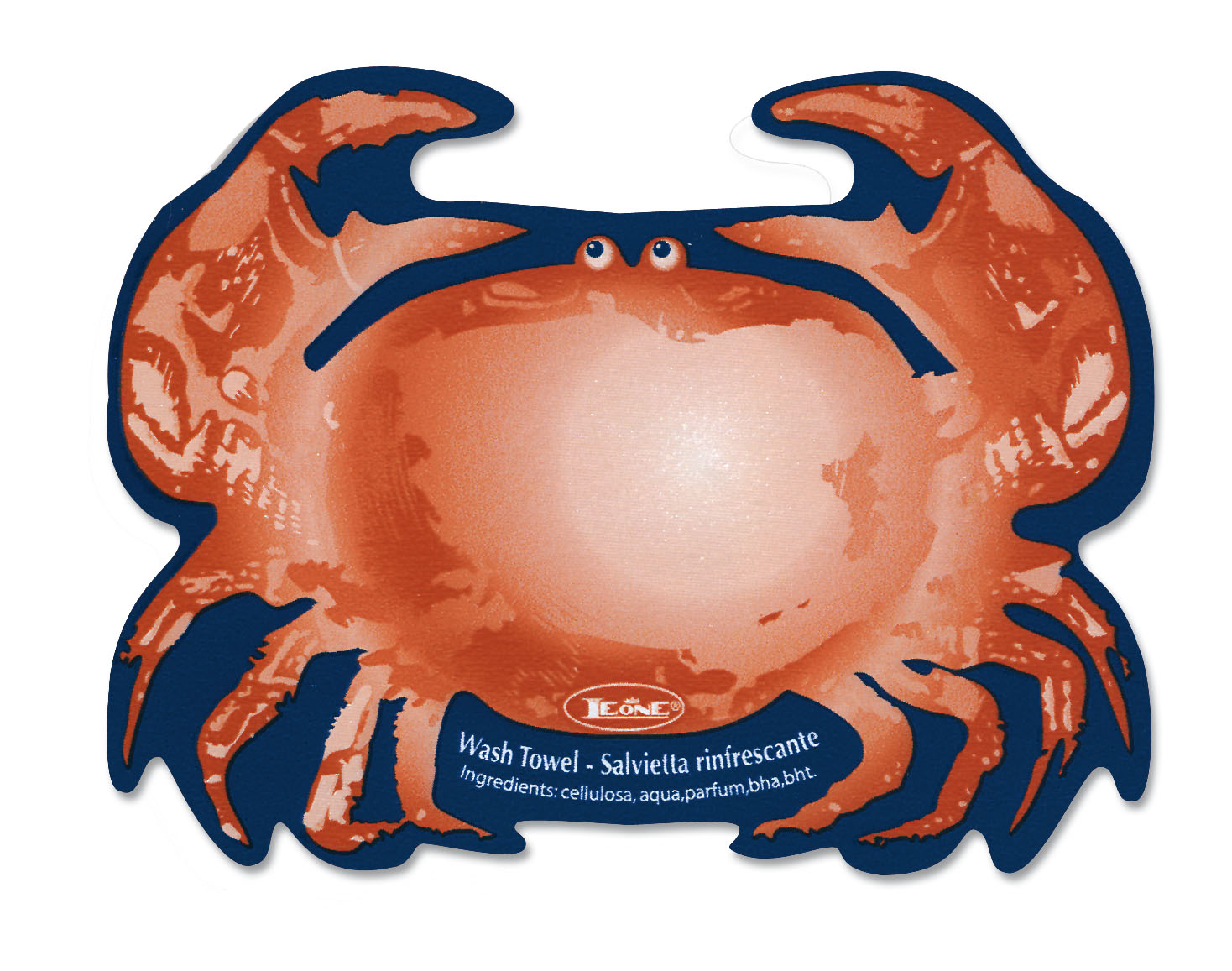 Servetele umede Crab, 11 x 7cm, 500 buc, Leone