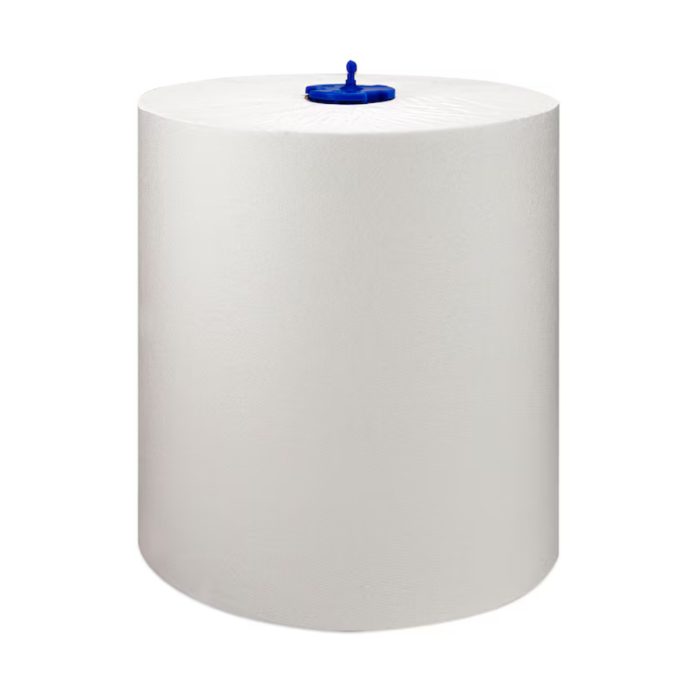 Lavete din hartie pe rola Basic Paper, 250 m, albe, Tork