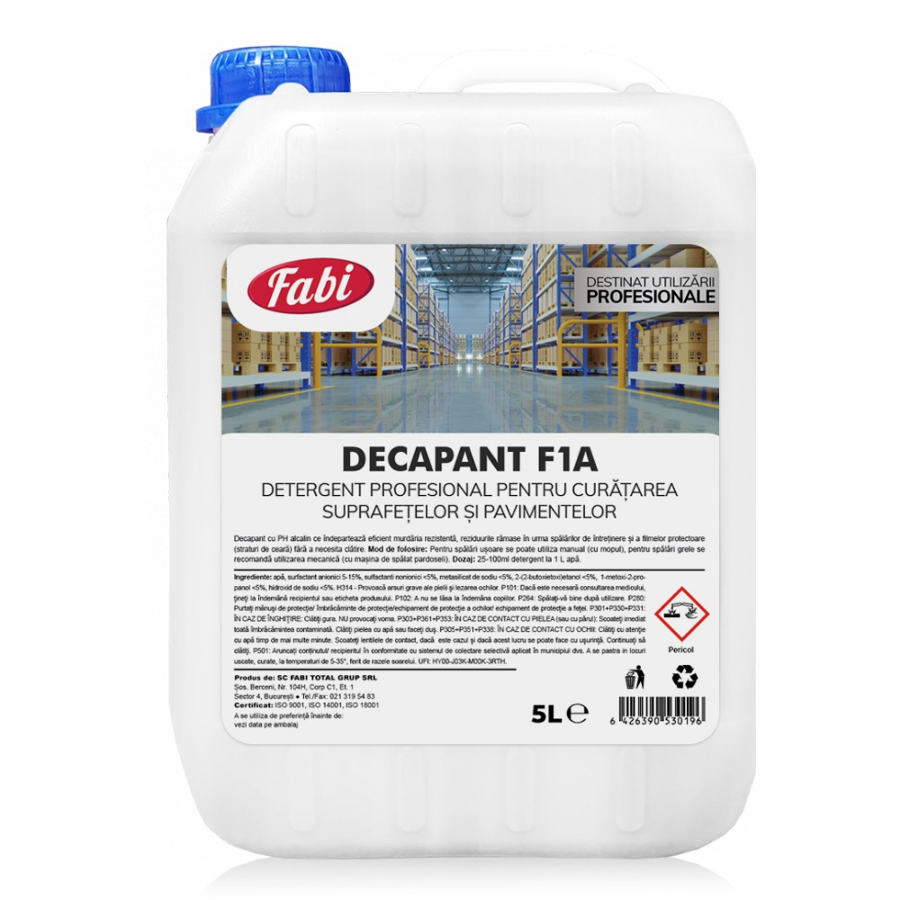 Decapant F1A, 5 L, Fabi