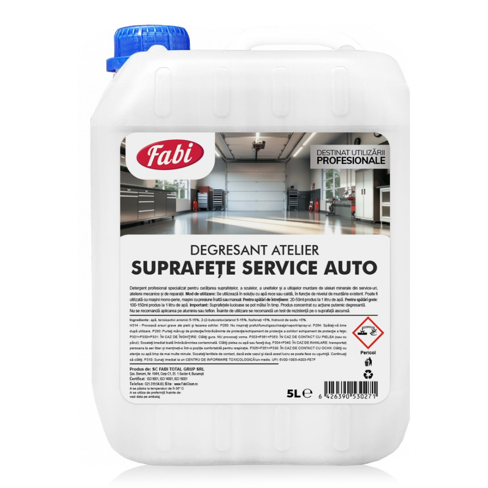 Degresant service auto, 5 L, Fabi