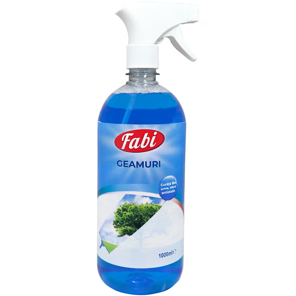 Solutie pentru curatat geamuri, 1 L, Fabi