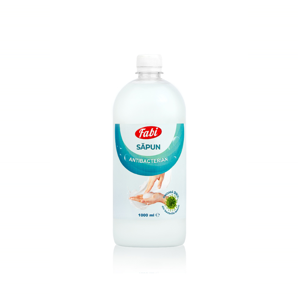 Sapun lichid antibacterian, 1 L -  Fabi