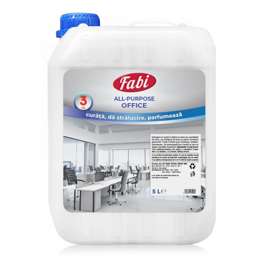Detergent pentru suprafete birou, 5 L, Fabi
