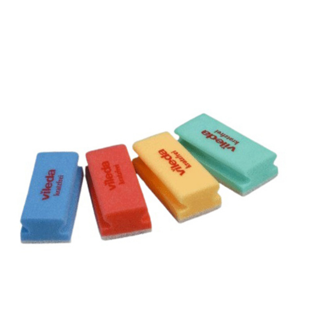 Burete Non-Scratch 7 x 15 cm (10 buc/set), abraziv, Vileda Professional galben 