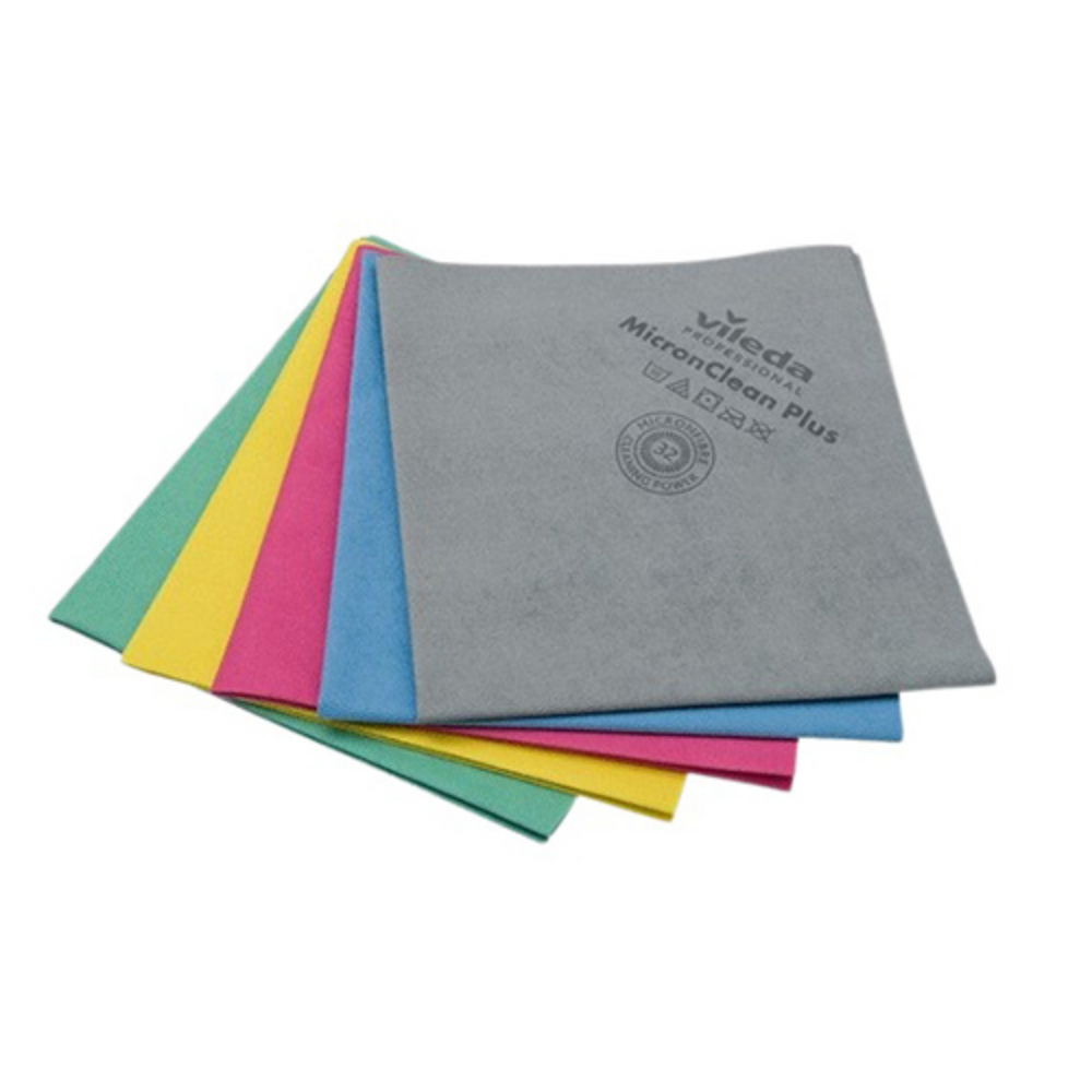 Laveta MicroClean Plus, 45 x 40 cm (5 bucati/set), Vileda Professional rosu 