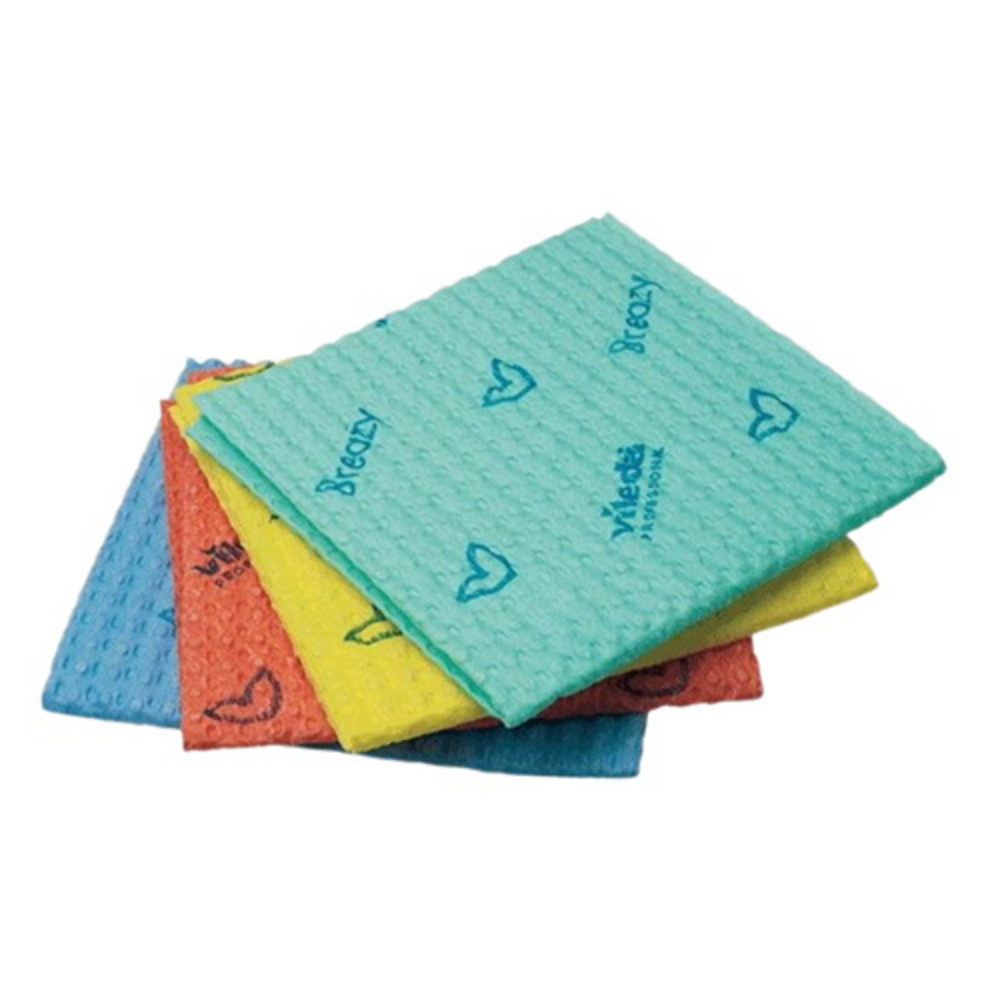 Laveta uz general Breazy 35 x 35 cm ( 25buc/set ), Vileda Professional verde 