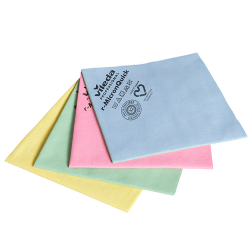 Laveta microfibra r-MicronQuick, 40 x 38 cm, ( 5 bucati/set), Vileda Professional