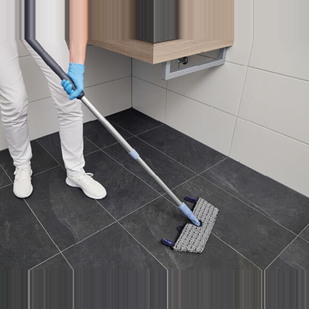 Mop plat microfibra Swep Duo rMicroPlus Pro, 50 cm, gri, Vileda Professional
