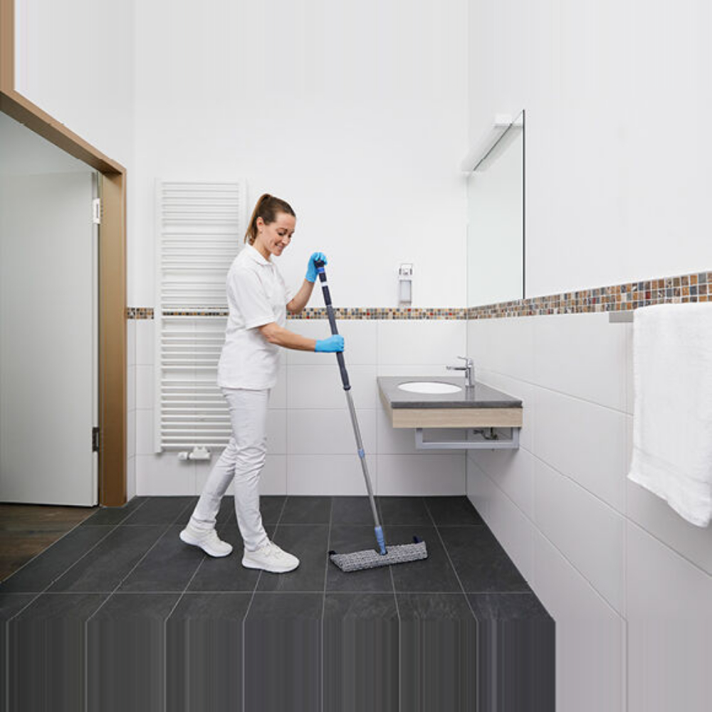 Mop plat microfibra Swep Duo rMicroPlus Pro, 50 cm, gri, Vileda Professional