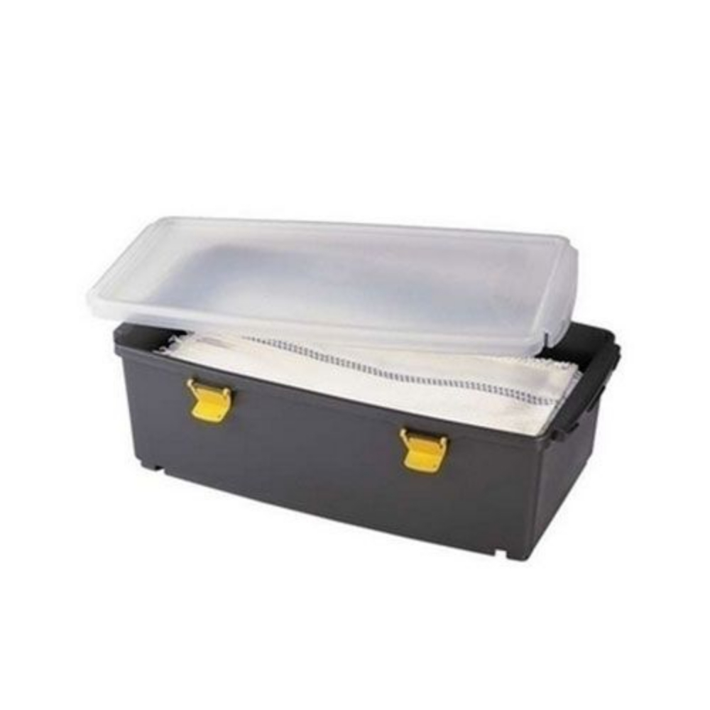 Galeata Moboxx cu clips, antracit/rosie, Vermop, albastru galben 