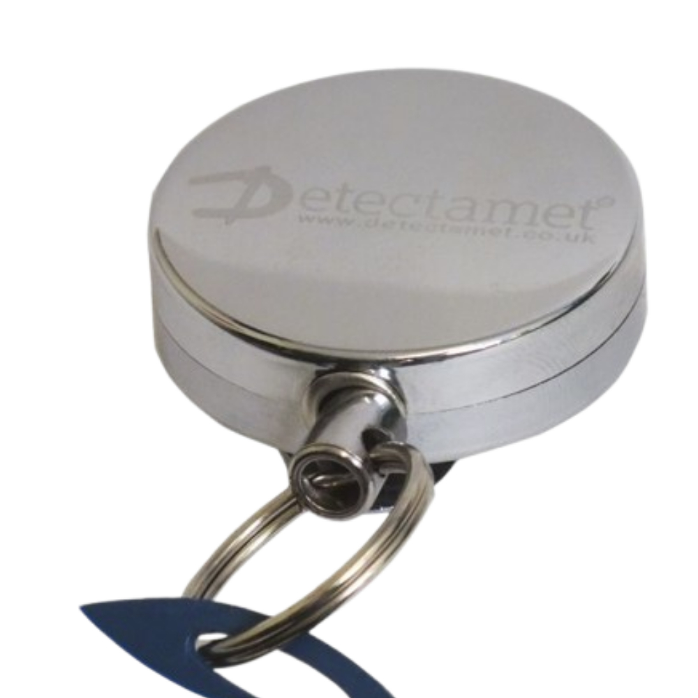 Suport retractabil ecuson/cartela acces, 4 buc/set, Detectamet