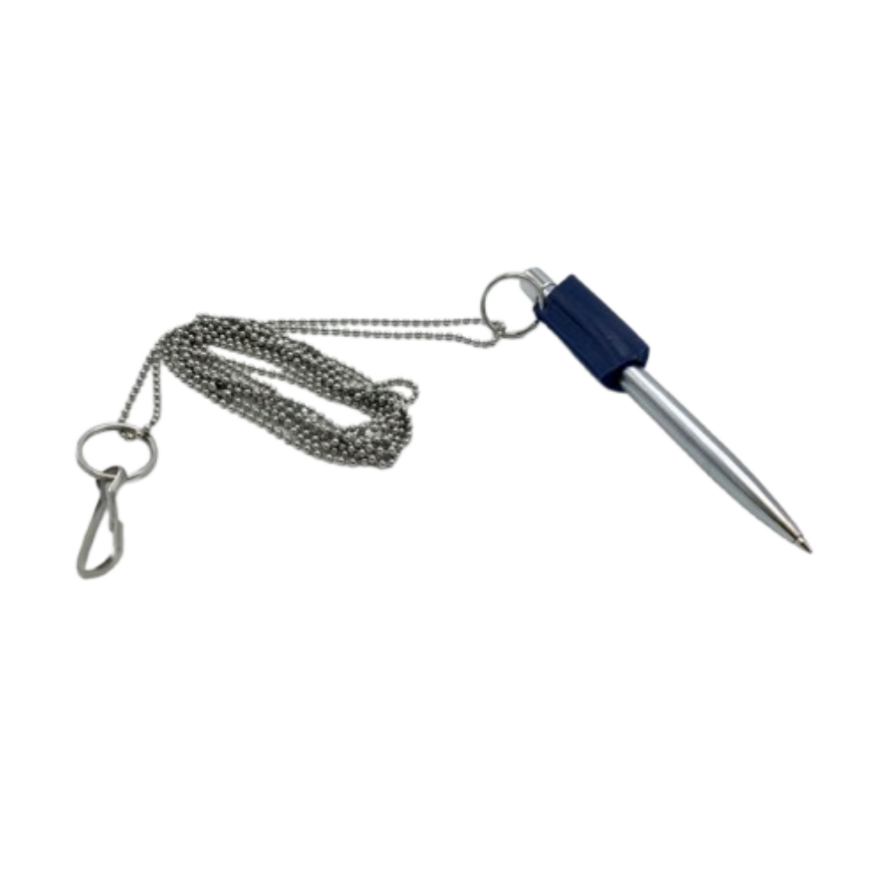 Lant de siguranta pentru pix, inoxidabil, metal detectabil   10buc/set, Detectamet