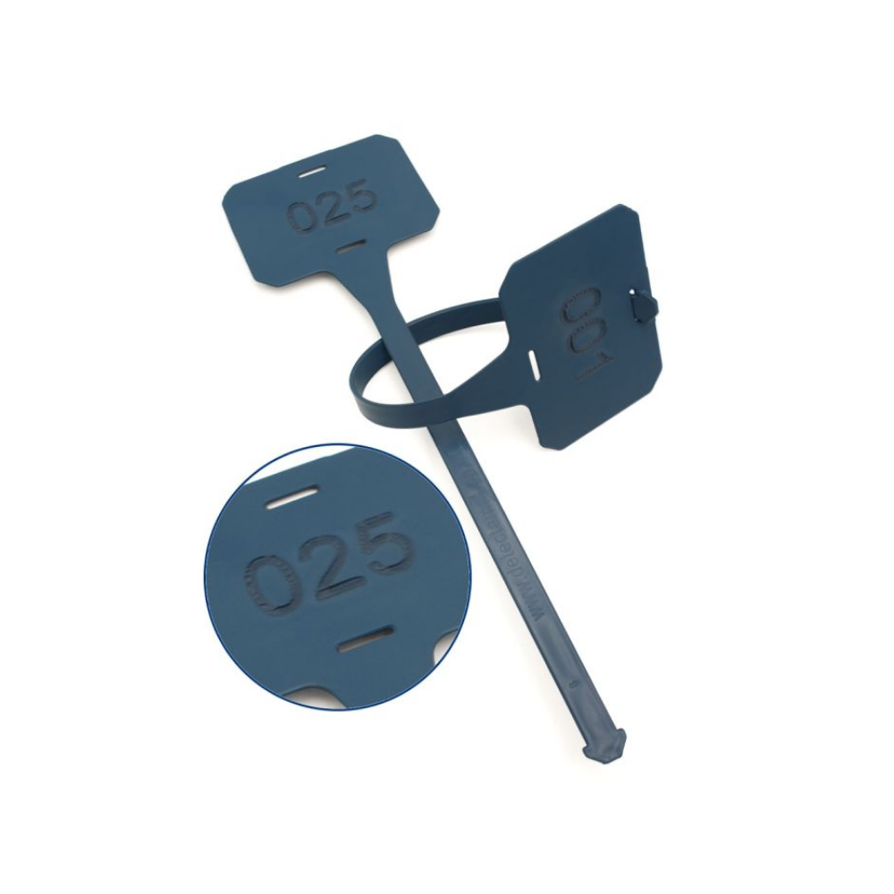 Etichete metal detectabile, reutilizabile, 25buc/set, Detectamet
