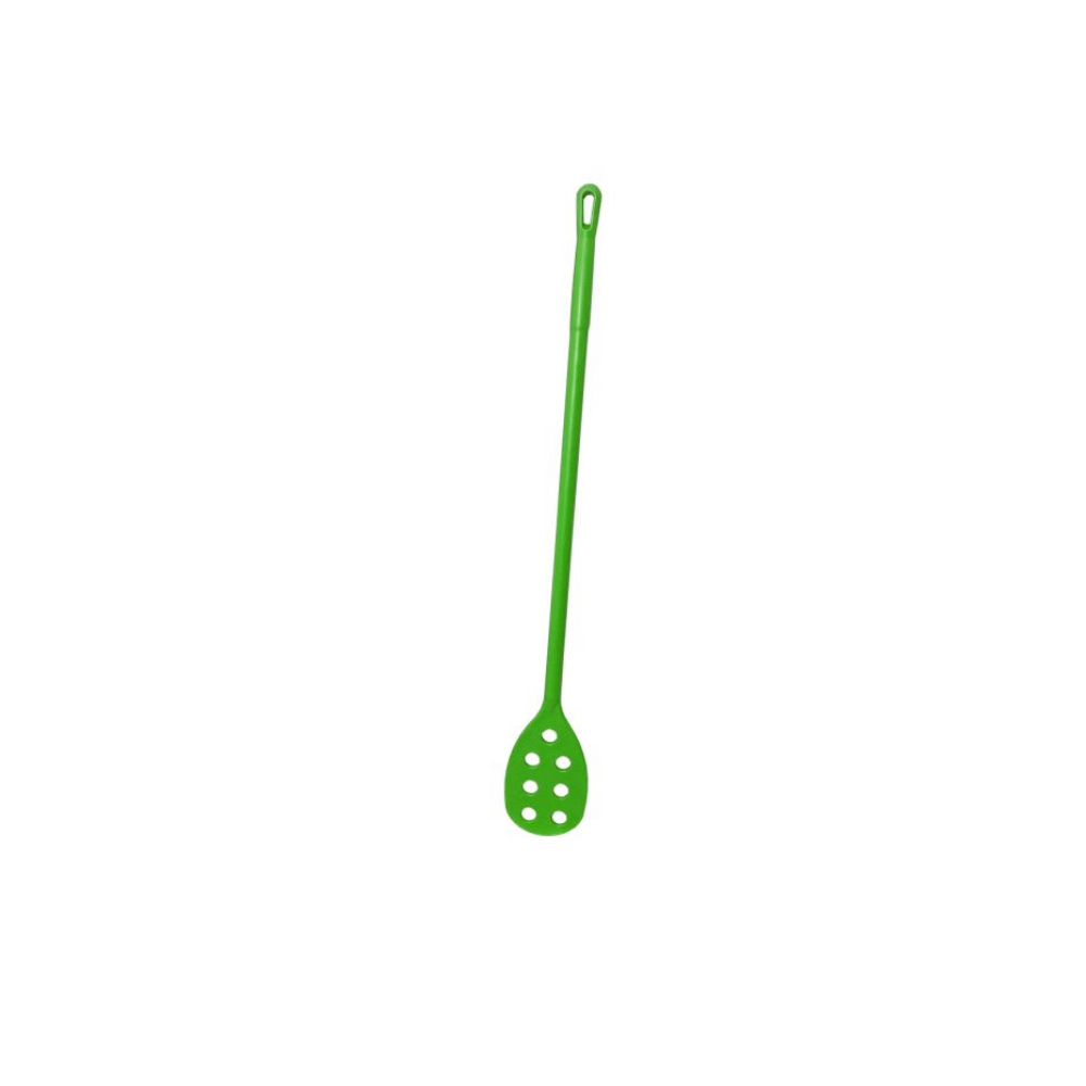 Spatula cu gauri, metal detectabila, Detectamet verde 