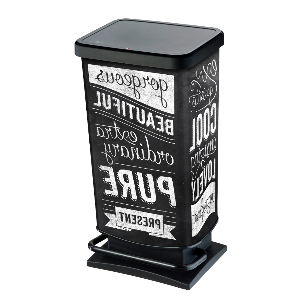 Coș de gunoi PASO, Rothopro 40L negru 