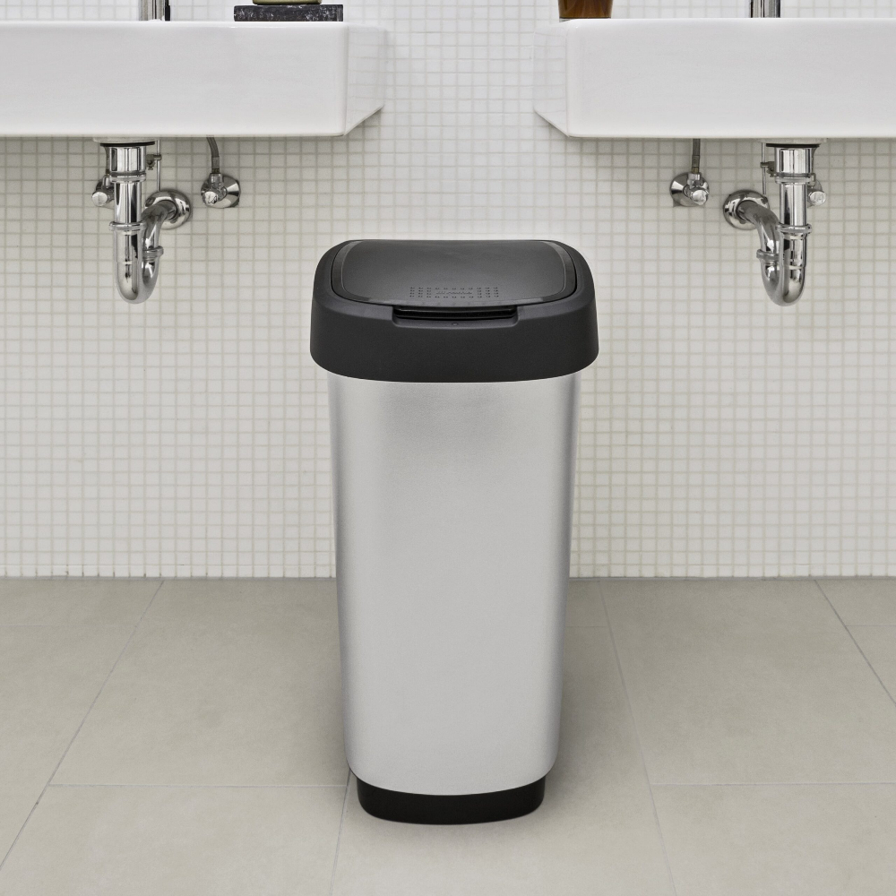 Coș de gunoi TWIST cu mecanism pivotant, Rothopro 25L