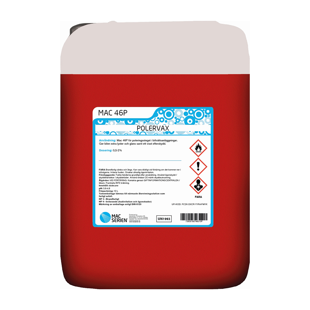Ceara protectoare polish MAC 46P, can. 10 L, MacSerien