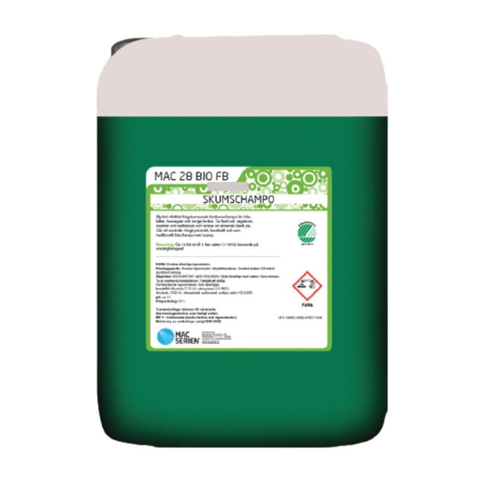 Sampon/spuma activa MAC 282 BIO, can. 20 L, MacSerien
