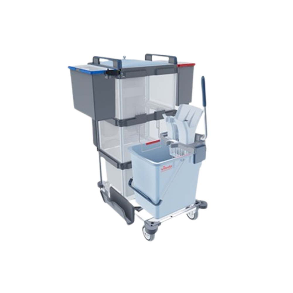 Carucior curatenie Shopster Pro-Press, Vileda
