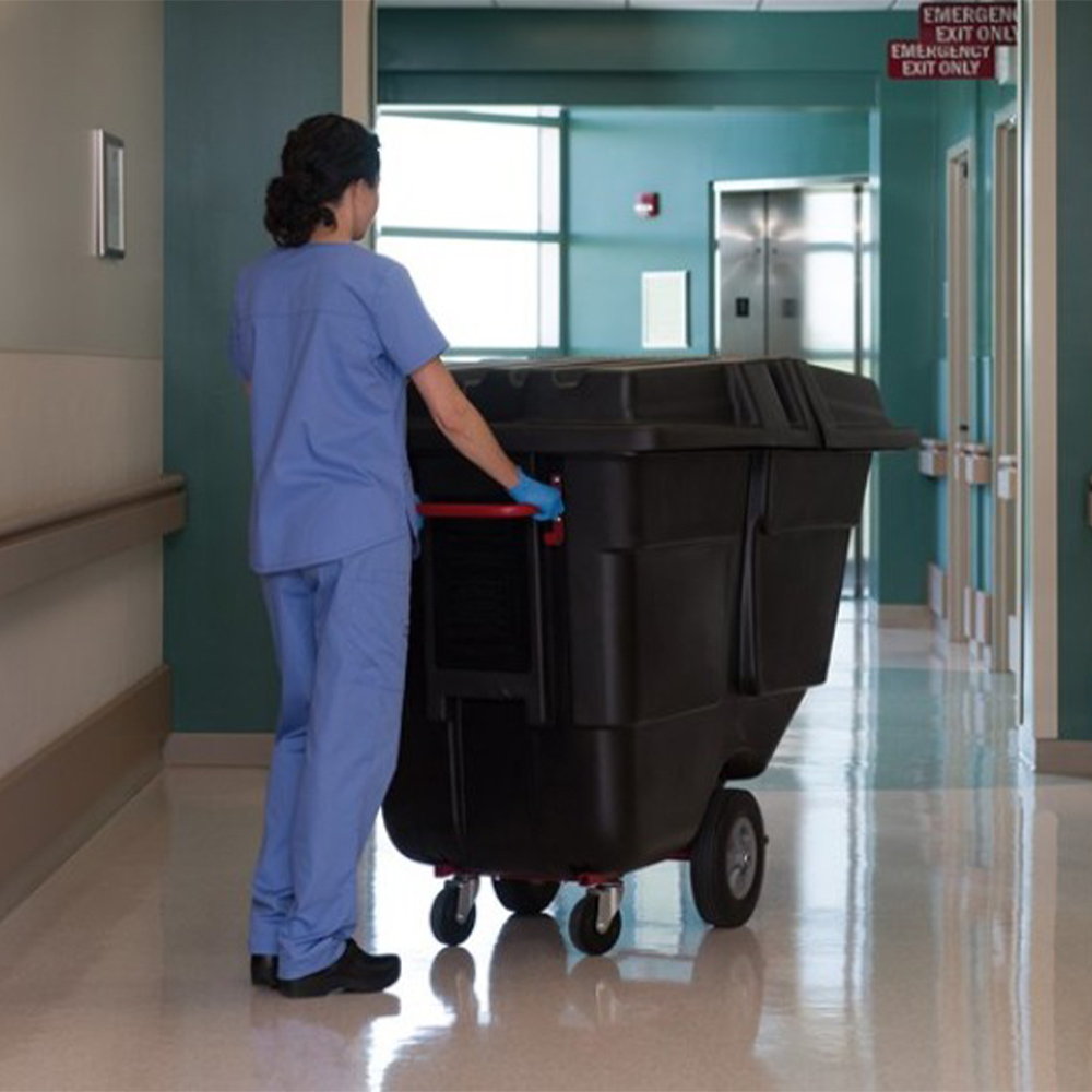 Containar basculant pentru deseuri industriale, Rubbermaid 380 L