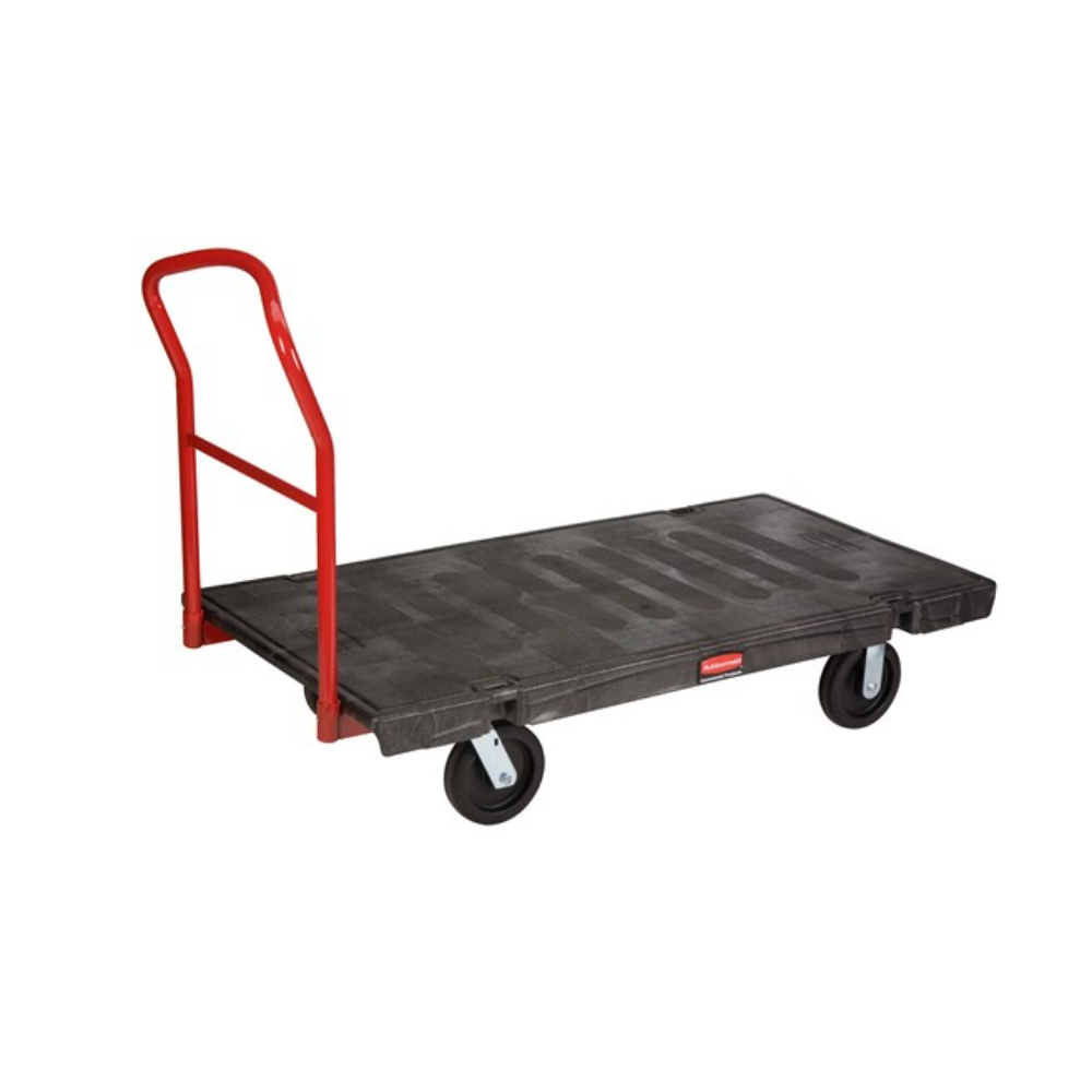 Carucior cu platforma transport / manipulare marfuri, Rubbermaid Mare