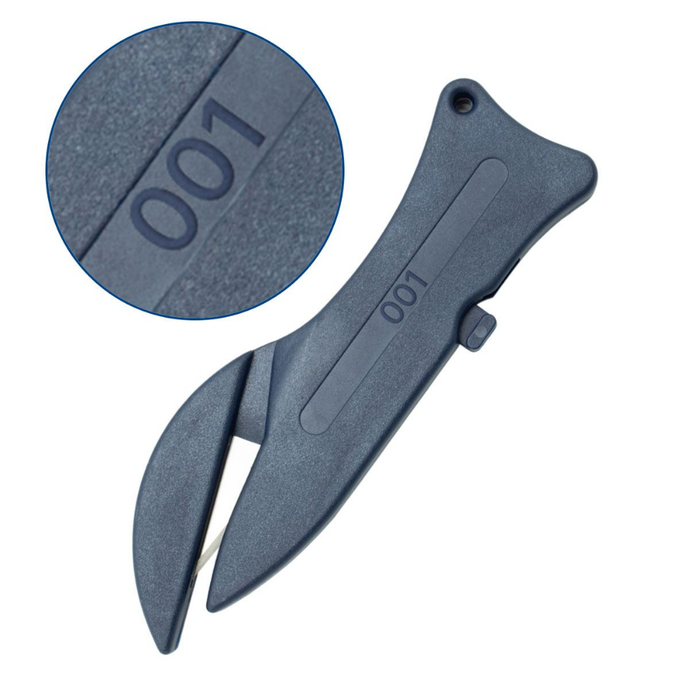 Cutter metal detectabil cu lama inchisa, Detectamet