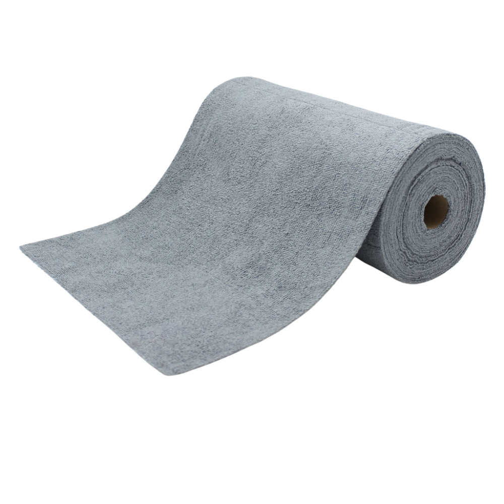 Laveta microfibra Tricot 30 x 30 cm, 50 buc/rola, De Witte gri 