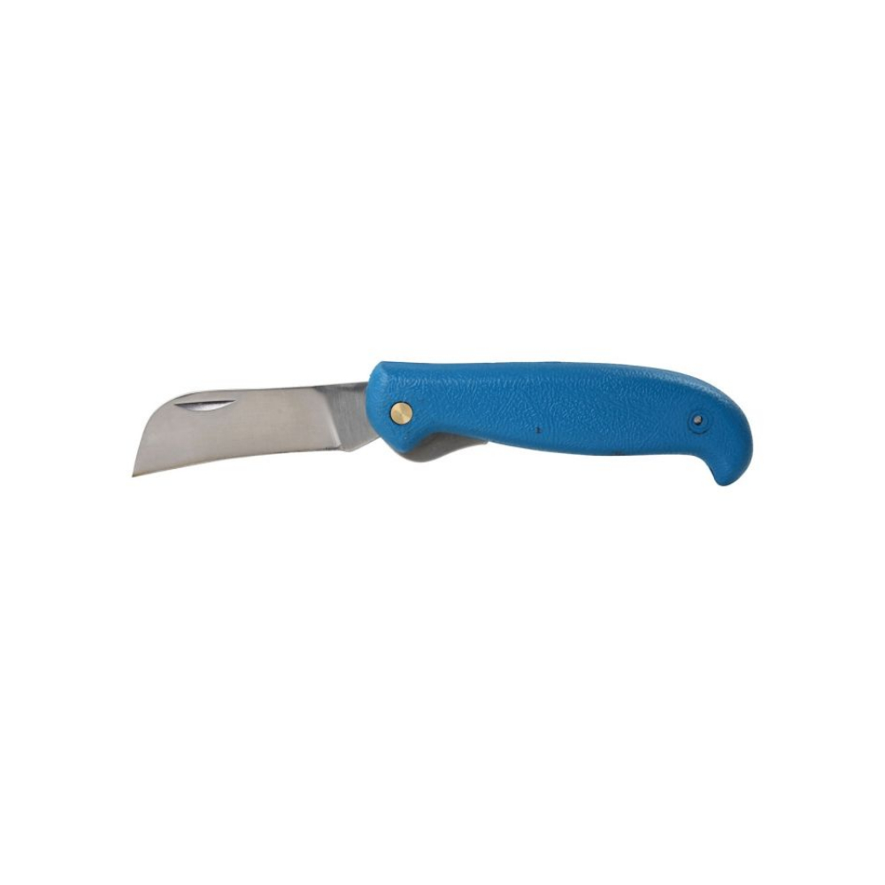 Cutit metal detectabil, cu lama blocabila tip Sheepfoot, Detectamet