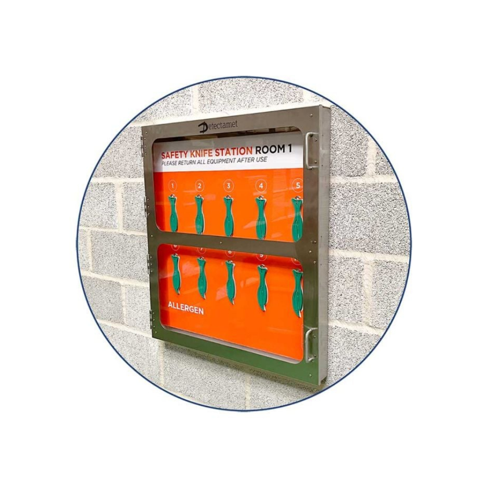 Dulap de securitate inox pentru ustensile detectabile, Detectamet