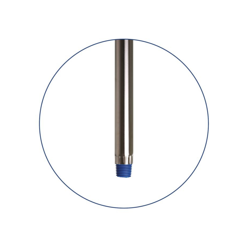 Maner inox cu prindere detectabila pentru perii si raclete, Detectamet