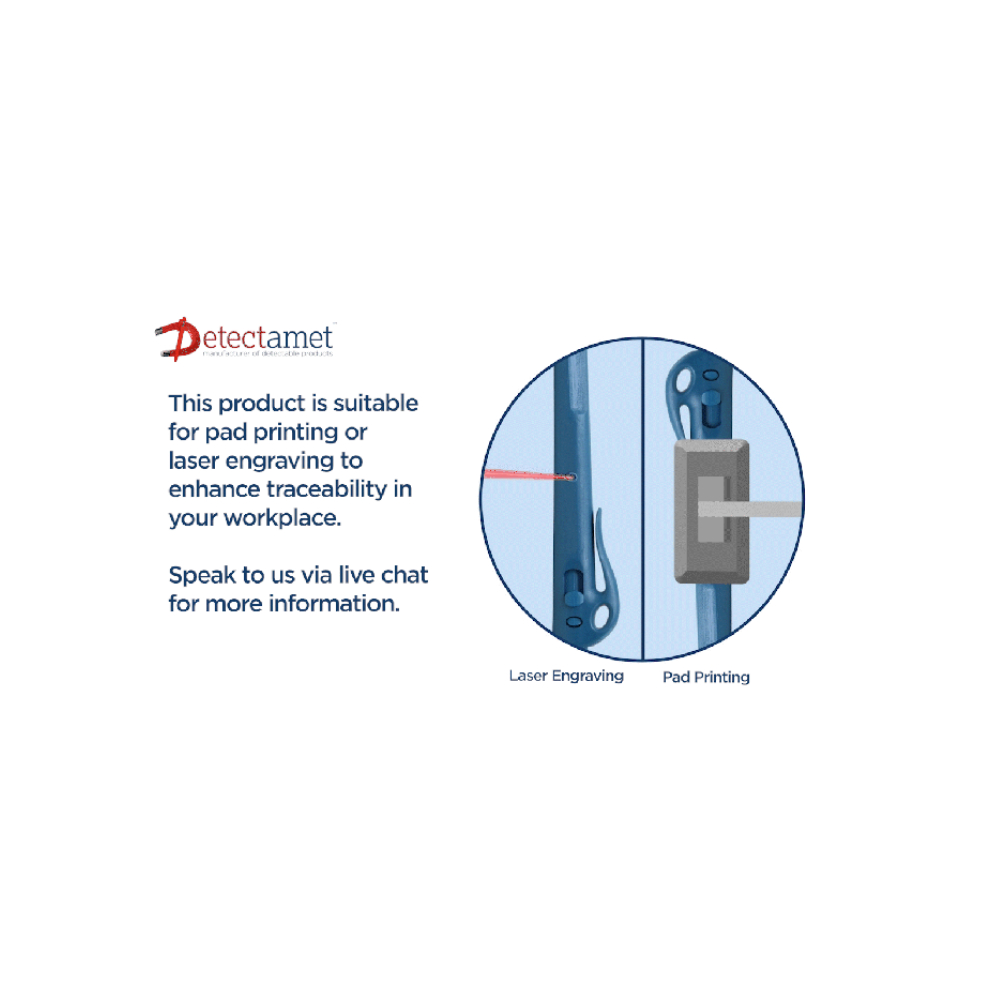 Pix retractabil metal detectabil 4 in 1, Detectamet