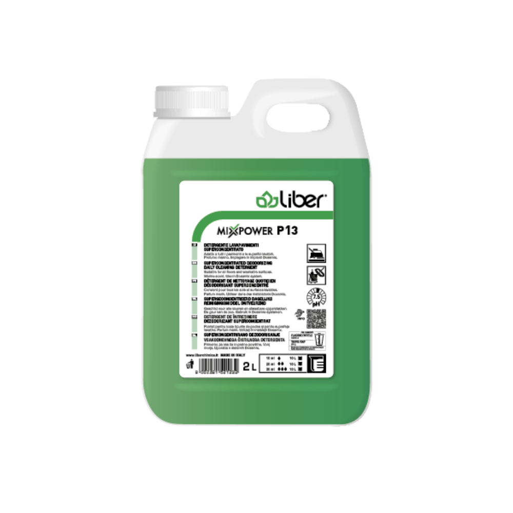 Detergent superconcentrat pentru pardoseli, Mixpower P13, Liber