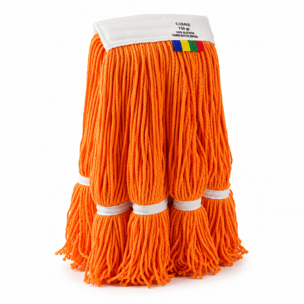 Mop profesional din microfibra, antibacterian, Wet Mop 200 g,Mopatex portocaliu 