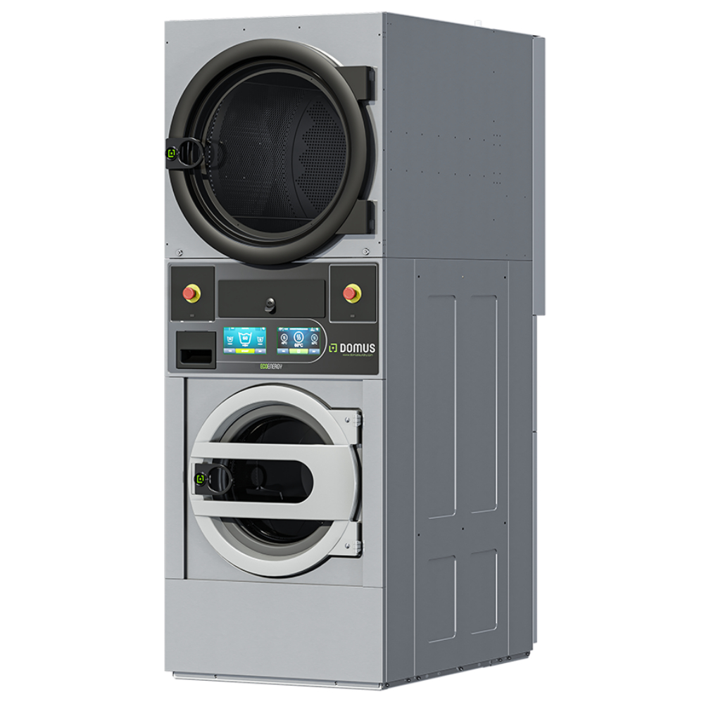 Coloana profesionala masina de spalat si uscator DLT-18 TOUCH II E, Domus